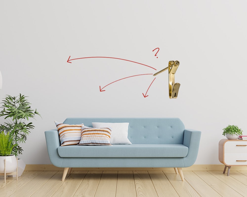 "Can you install a picture hanger anywhere in drywall?"